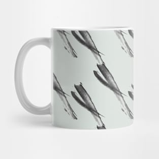Gray abstract oblique elements Mug